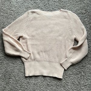 NWOT Peach Sweater Women’s size SMALL
